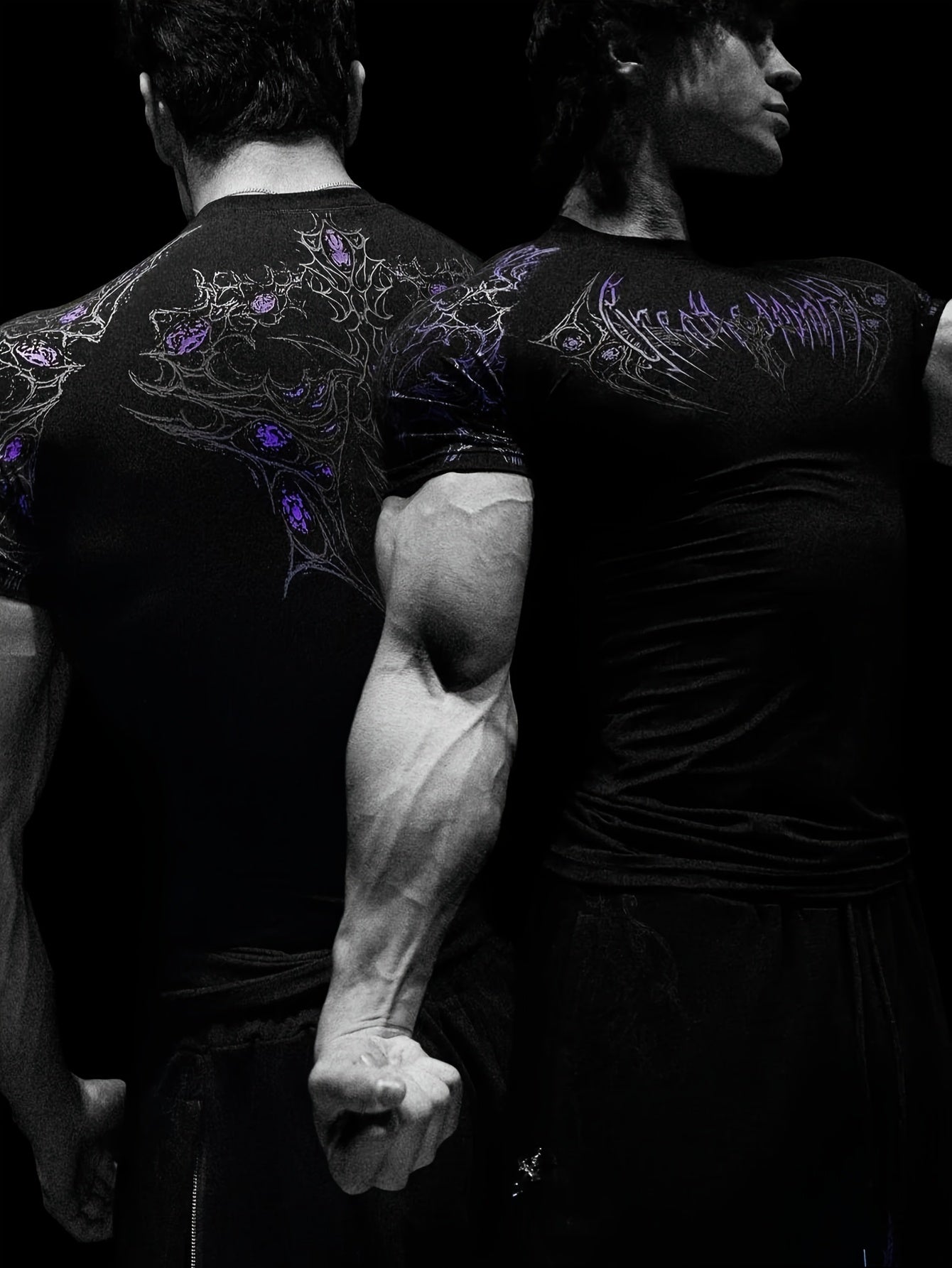 Men's Printed Design - Compression