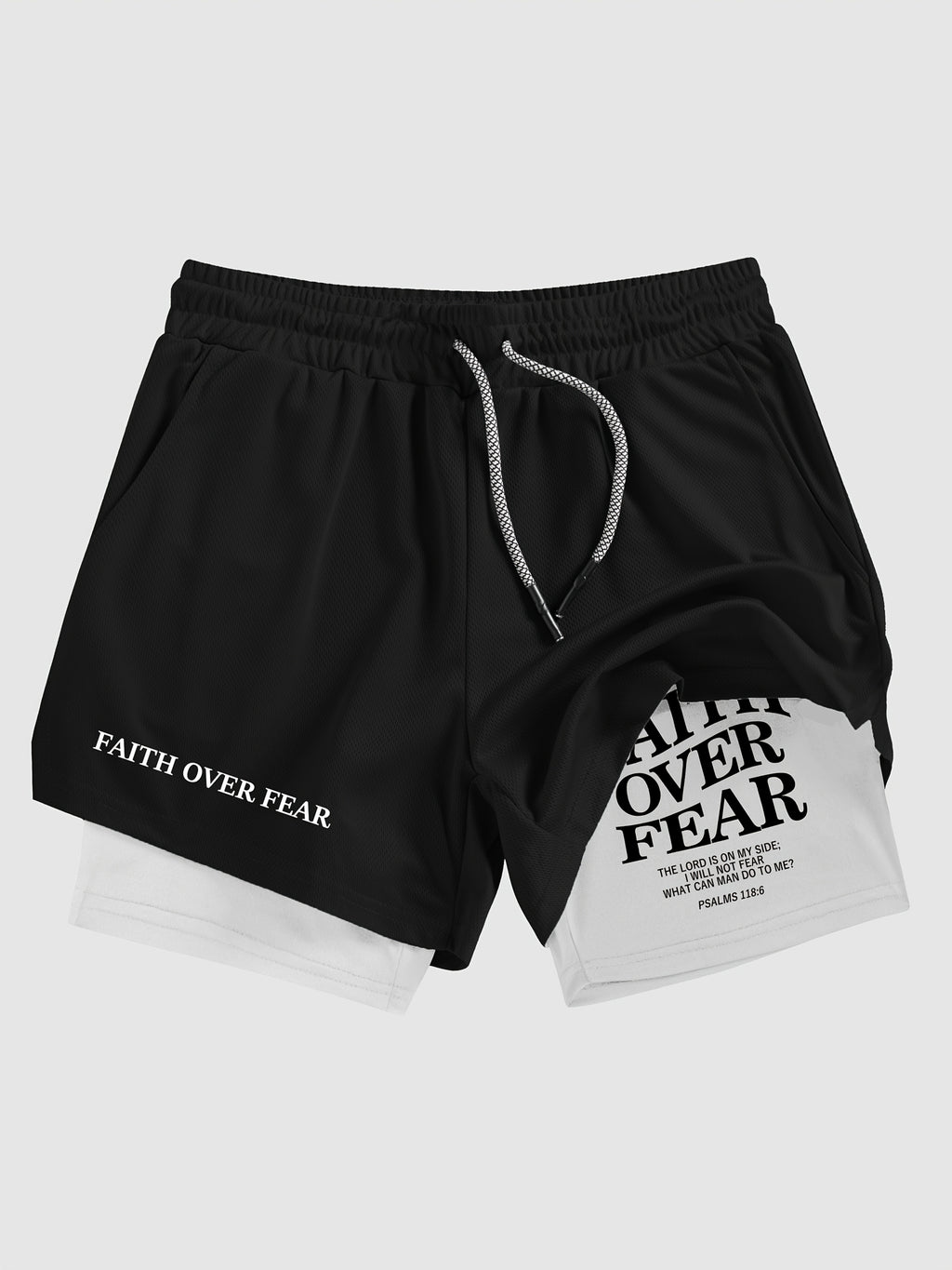 Faith over Fear - Gym shorts