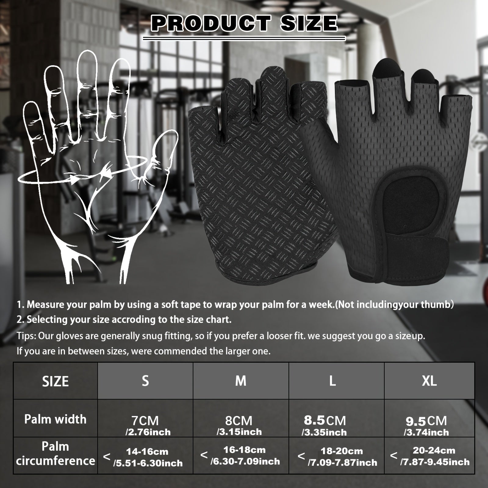Breathable Gym Gloves