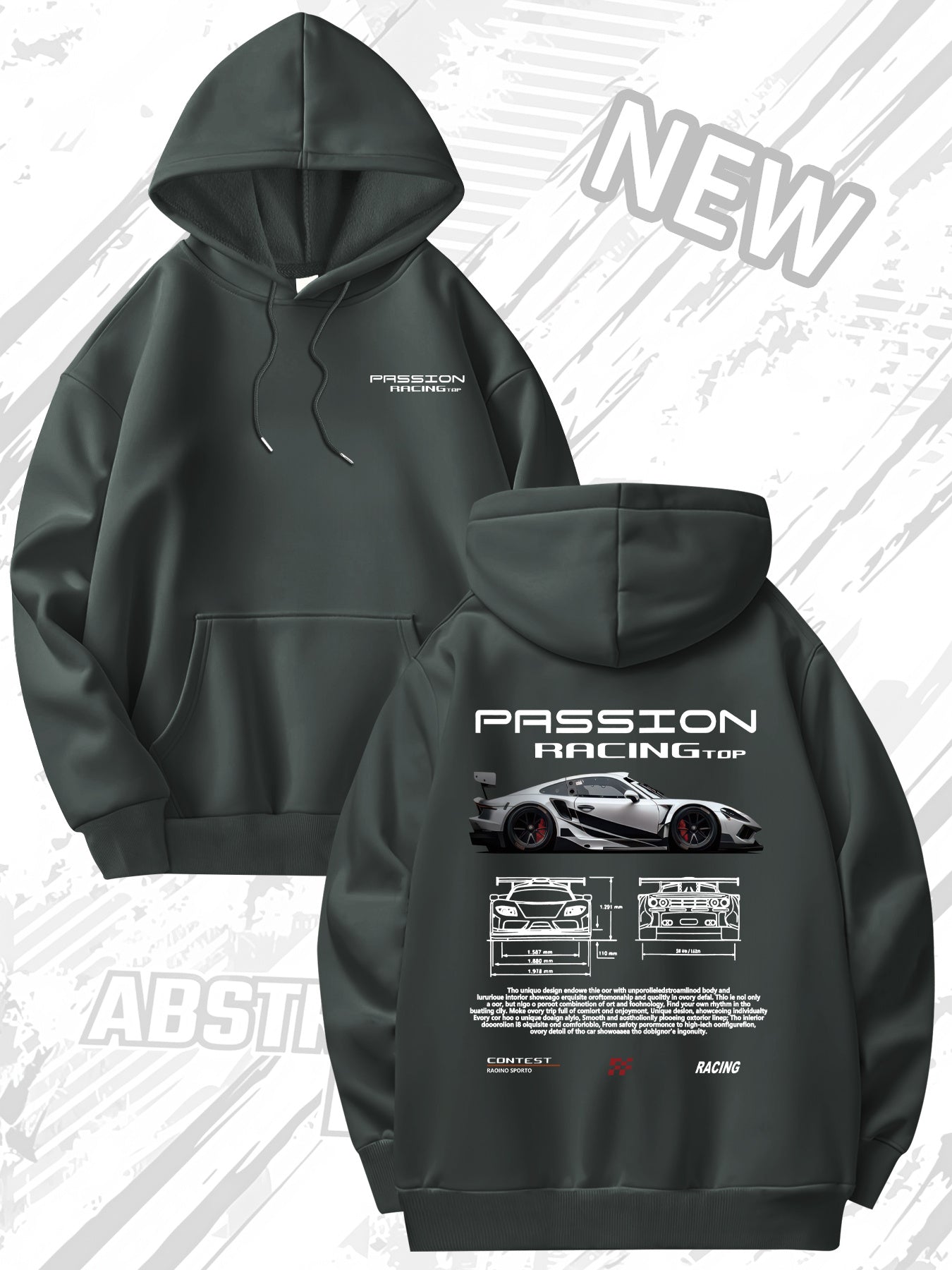 Porsche - Oversized Hoodie
