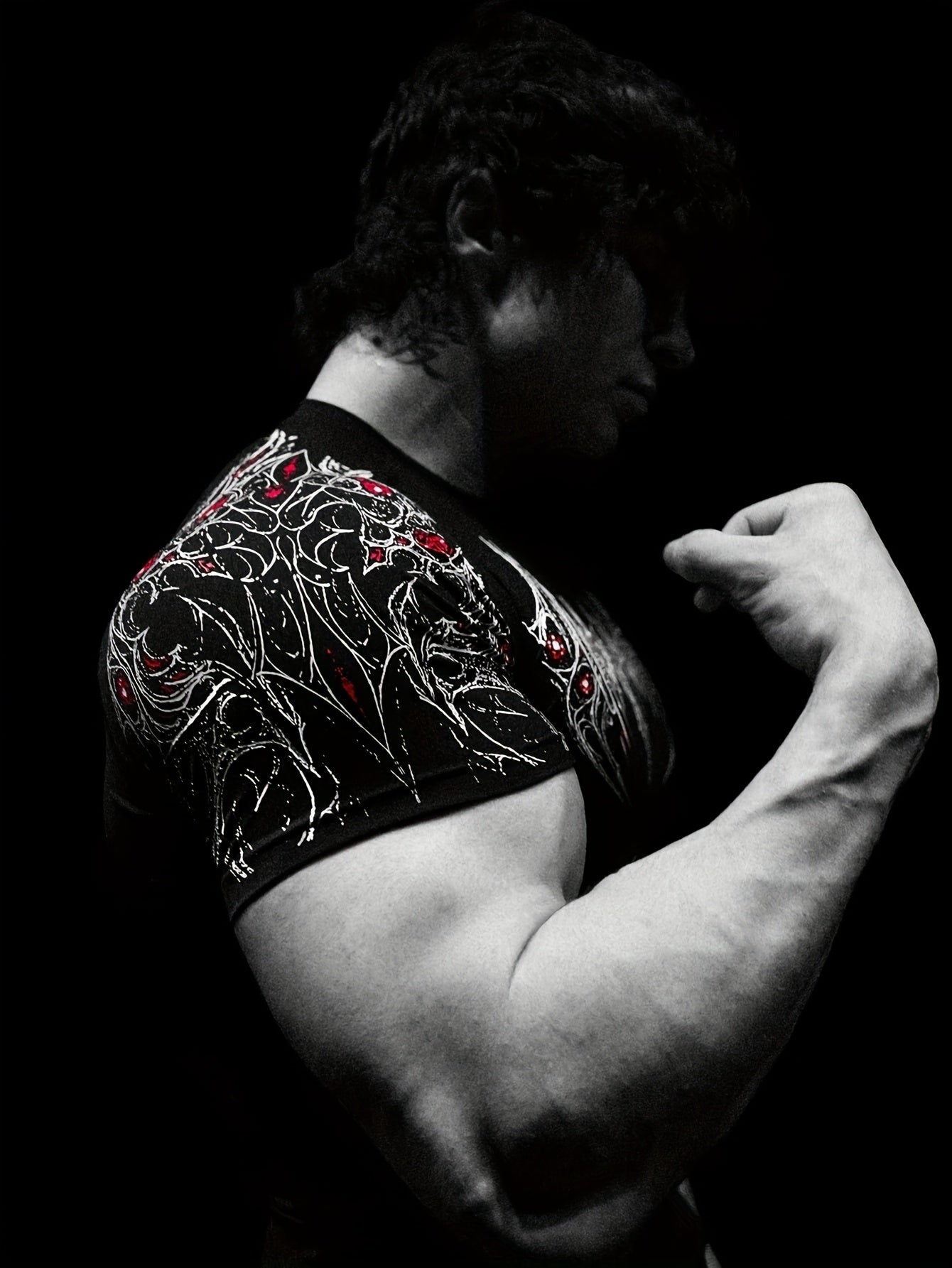 Men's Printed Design - Compression